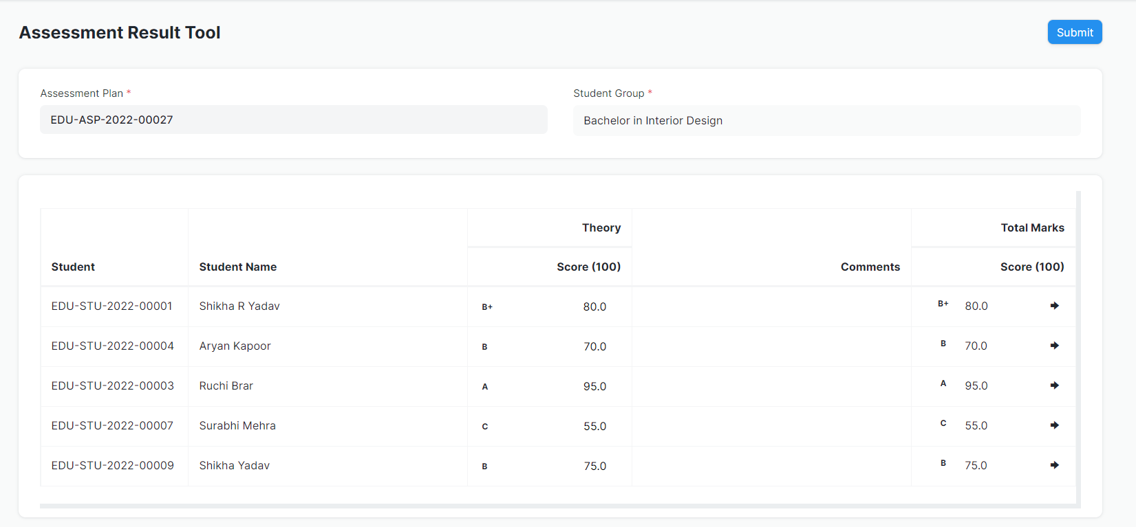 <b>Assessment/Examination<b>